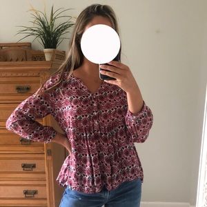 H&M pink blouse